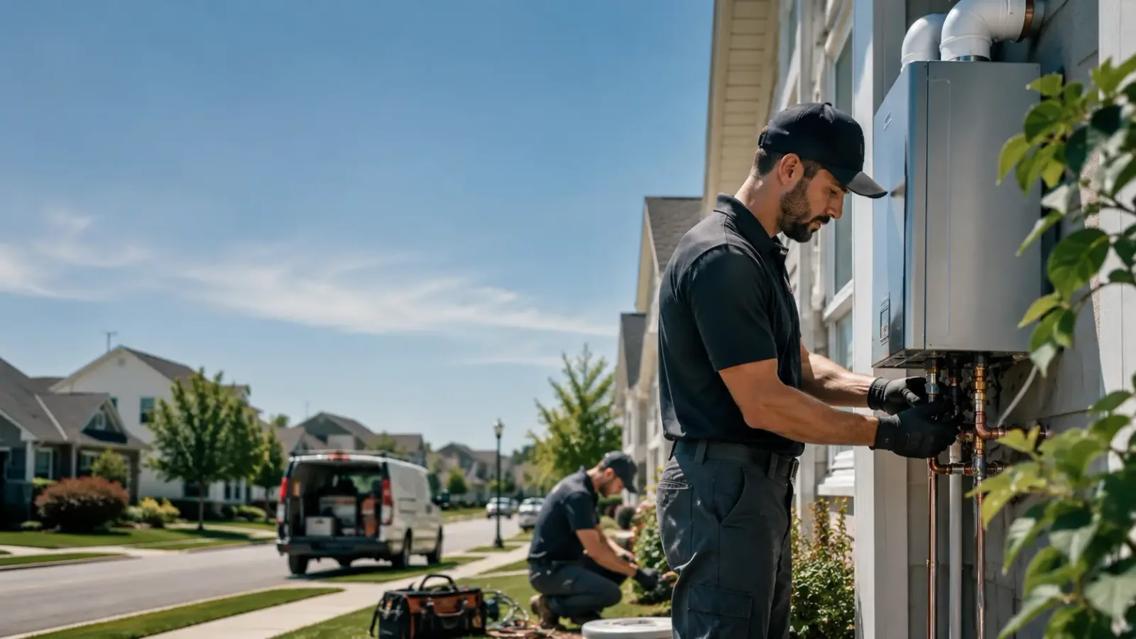 Tankless Water Heater Installation in Brooklyn, IA
